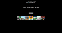 Desktop Screenshot of afriplast.co.za
